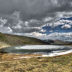 photo "Altai Mountains. The Ukok plateau, a small lake."