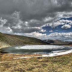 photo "Altai Mountains. The Ukok plateau, a small lake."