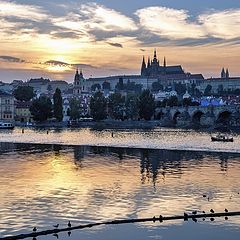 photo "Sunset over Vltava"