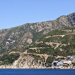 photo "The Monasteries Of Mount Athos. Grigoriat and Simonopetr."