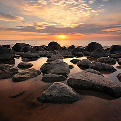 photo "Sunset in Tūja (Latvia)"