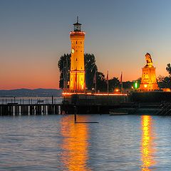 photo "Lake Constance. Lighthouse in Lindau."