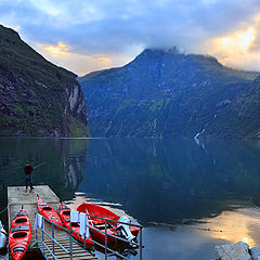 photo "Evening fishing"