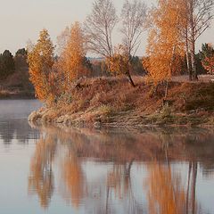 фото "Утро на реке Ия...золотая осень"