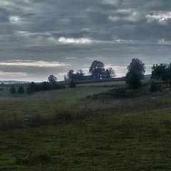 photo "Morning road to the house on the hill ..."