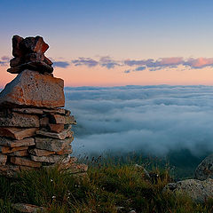 photo "Dawn above the clouds"