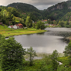 photo "Between the mountains"