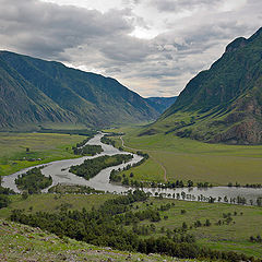фото "Река в долине Чулышман"