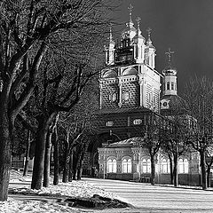 фото "Предчестенский храм. Ночь."