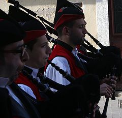 photo "bagpipes on the road"