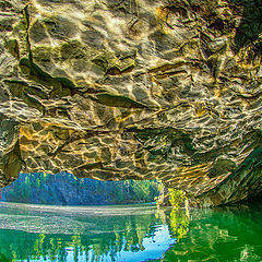 photo "Water and rocks. The play of light."