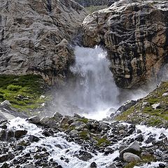 фото "Водопад ущелья Адыр-Суу"