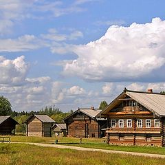 фото "Облака над деревенькой."