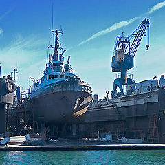 photo "Ship in overall repair"