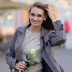 photo "Girl with flower"