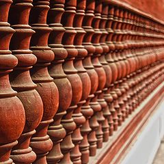 photo "Myanmar woodend handrail"