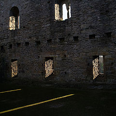 photo "Richmond castle ... Light from centuries past ..."