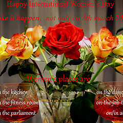 фото "Lets celebrate the International Women's Day"