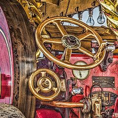 photo "Controls for a steam engine"