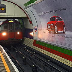 photo "Train arriving to Piccadilly"