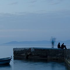 photo "In the evening on the shore"