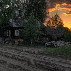 фото "Вечер в деревне."