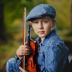 photo "Nature's favourite fiddler"
