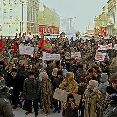 фото "Норильск протестующий. 90е годы."