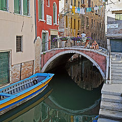 photo "The Boat's Dilemma: To Sail or Not Under the Bridge"