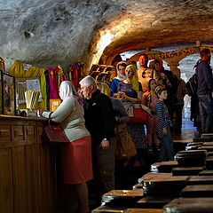 photo "In a church bench."