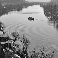 photo "Река и пароход"