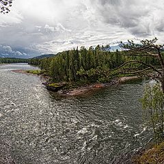 photo "Heart of the Altai. Biya River, the threshold "Cheeks""