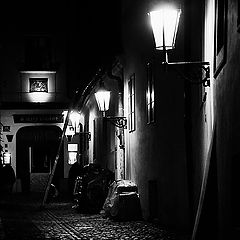 photo "Ночная слепая улочка"