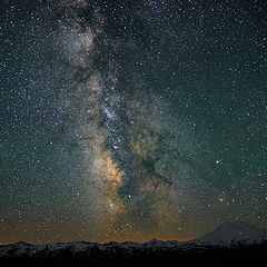 photo "The Milky Way Over Mount Elbrus"