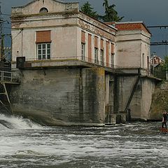 фото "Рыбаки на ГЭСе"