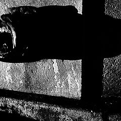 photo "Ночно́й каменное лицо и тень"