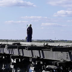 фото "Встреча на мосту"