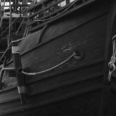 photo "sailing ship in the port"