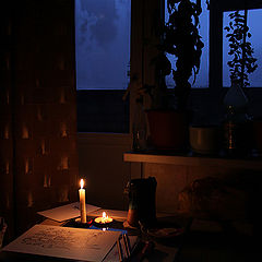 photo "An artist's place while lacking the light"