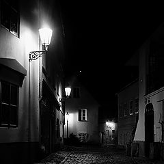 photo "Ночные фонари и дома"