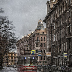 фото "Зимний трамвайчик"