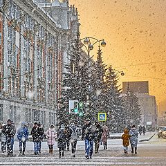 фото "Первый снег в Екатеринбурге"