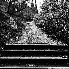 photo "Лестница, дорога и башни"