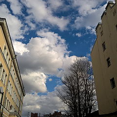 фото "The Sky between the houses"