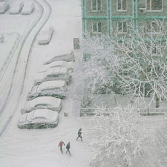 фото "Снег на Пасху - к хорошему урожаю."