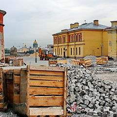 фото "Ремонт .  Городские зарисовки"