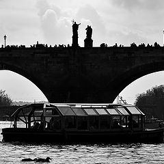 photo "Мост и судно"
