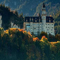 фото "Замок Нойшванштайн в Баварии"