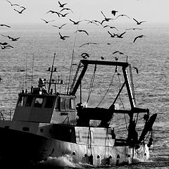 photo "fishermen: coming back home"