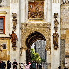 photo "At the Gate of Seville Cathedral"